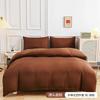 Soft Brushed Microfiber Bedding Set Solid Color 4-Piece Comforter Cover Queen King Full Twin