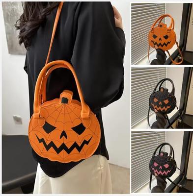 Halloween Fun Pumpkin Bag 2025 New Fashionable, Personalized, Creative Trendy Single Shoulder Women's Bag Cartoon Crossbody Bag