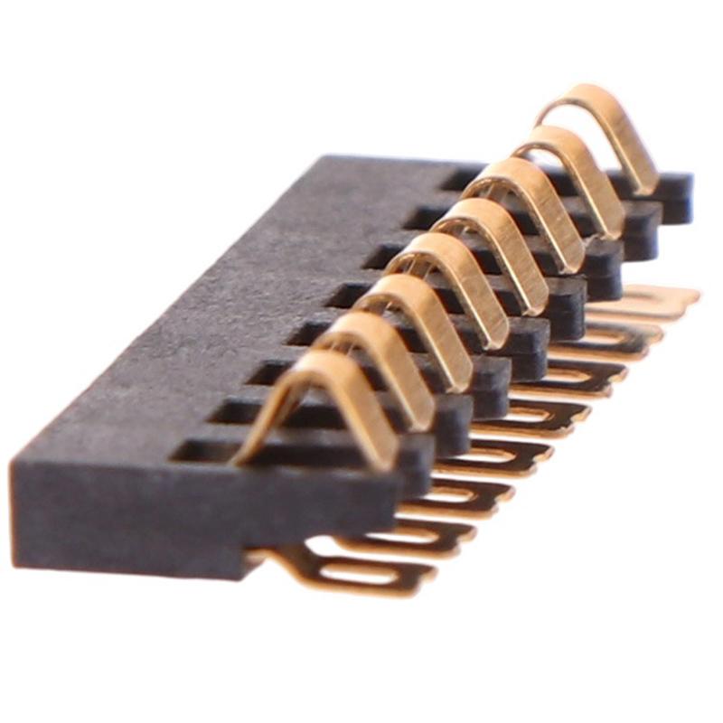 Smt Spring Battery Connector 2.0 Mm Pitch 2 3 4 5 6 7 8 Pin Male Contact Power Charge Connector Contacts Gold Plated