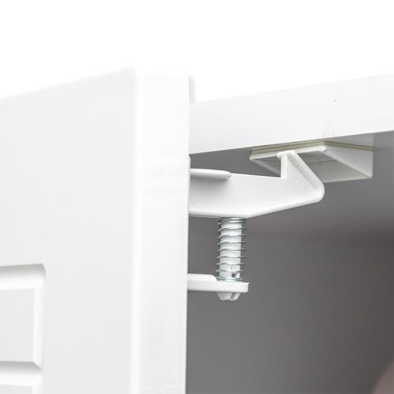 5Pcs Adhesive Baby Safety Lock For Drawer Cabinet Door Invisible Buckle Closet Locks Children Protection Baby Security Lock