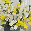 Artificial Lily of The Valley Flower Faux Bell Flower Wedding Bouquet for DIY Bridal Bouquet Floral Arrangement Home Garden Decor