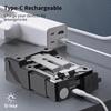 High Power Mini Led EDC Flashlight COB 1200mAh USB Rechargeable Torch Lamp Portable Magnetic Digital Display Work Light