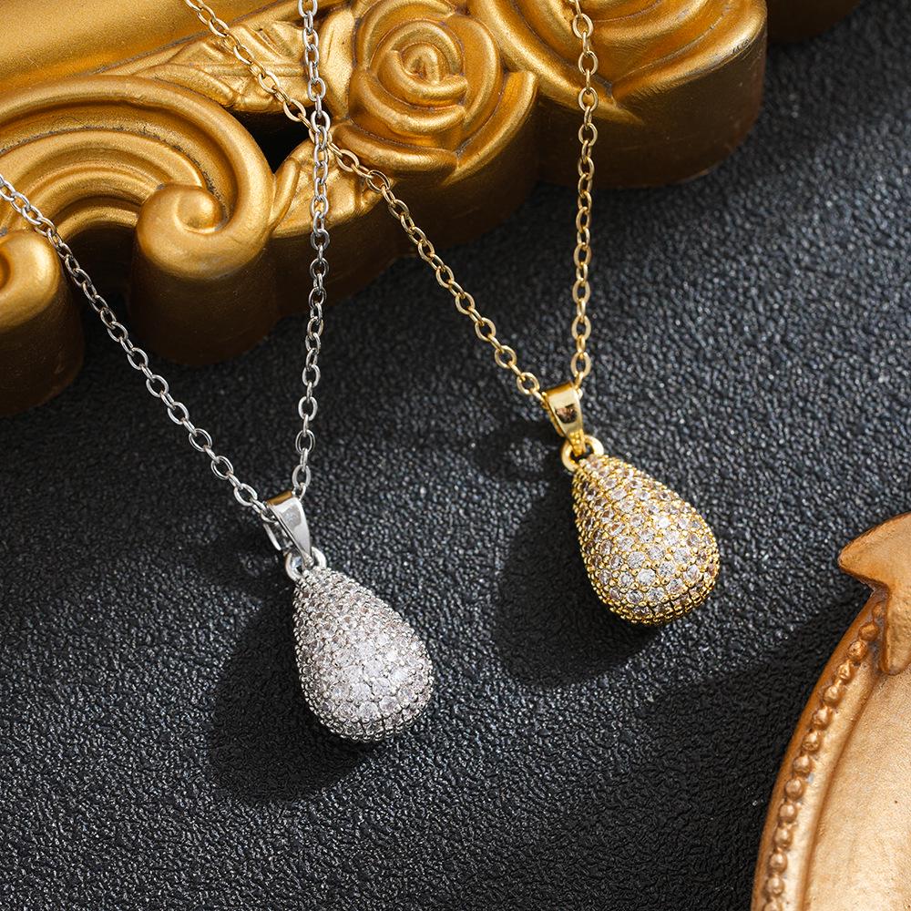 Korean Style Water Drop Necklace - Trendy, Versatile, Fade-Resistant Accessory