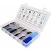 100Pcs 12 Types Metal Rubber Master Oil Drain Plug Gasket Assortment Kit Replace 097-021, 097-025, 097-035, 55196309, 097-116, 097-119, 097-115,