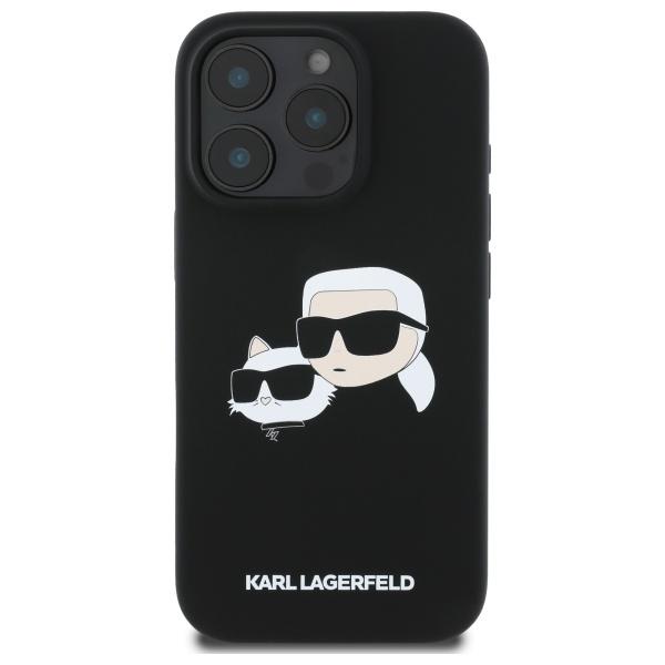 Etui do iPhone 16 Pro Karl Lagerfeld Silicone MagSafe czarne