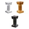 Roman Pillar Candle Holder Mini Greek Column Candle Stand Resin White Candlestick Holder for Wedding Banquet Home Table Centerpiece Photo Prop