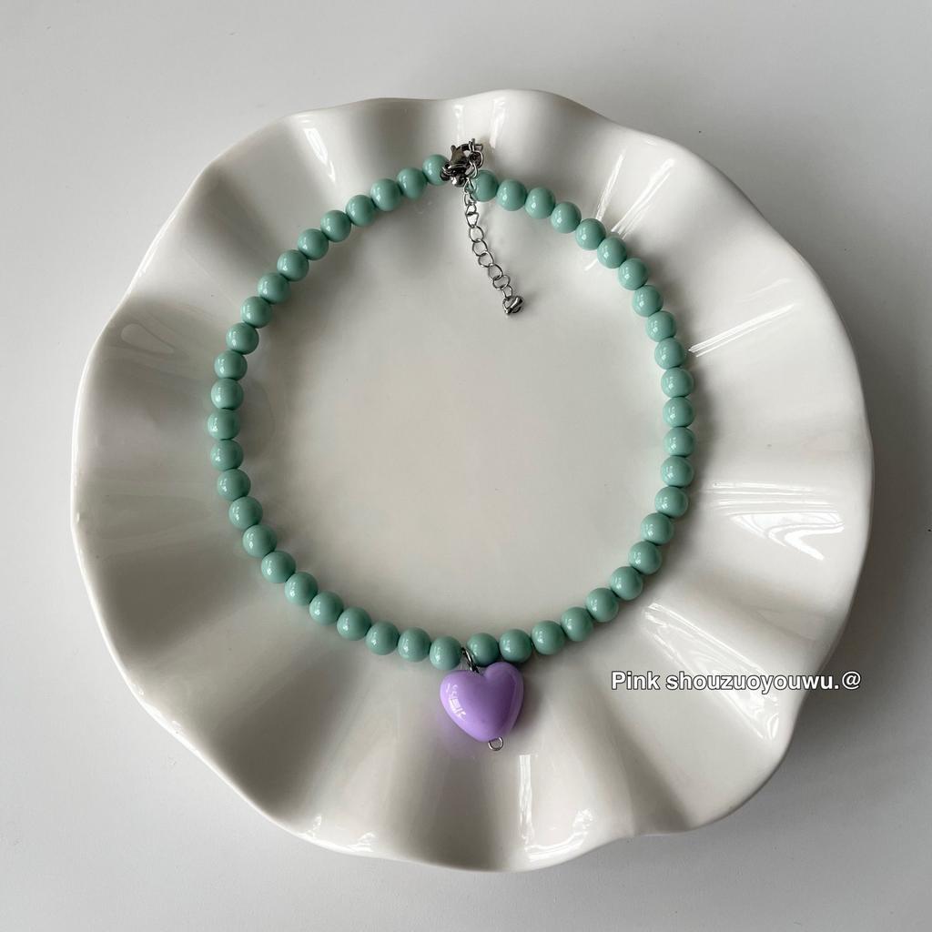 European and American cross-border y2k babes butterfly leather collar punk rock choker collarbone chain necklace foreign trade jewelry