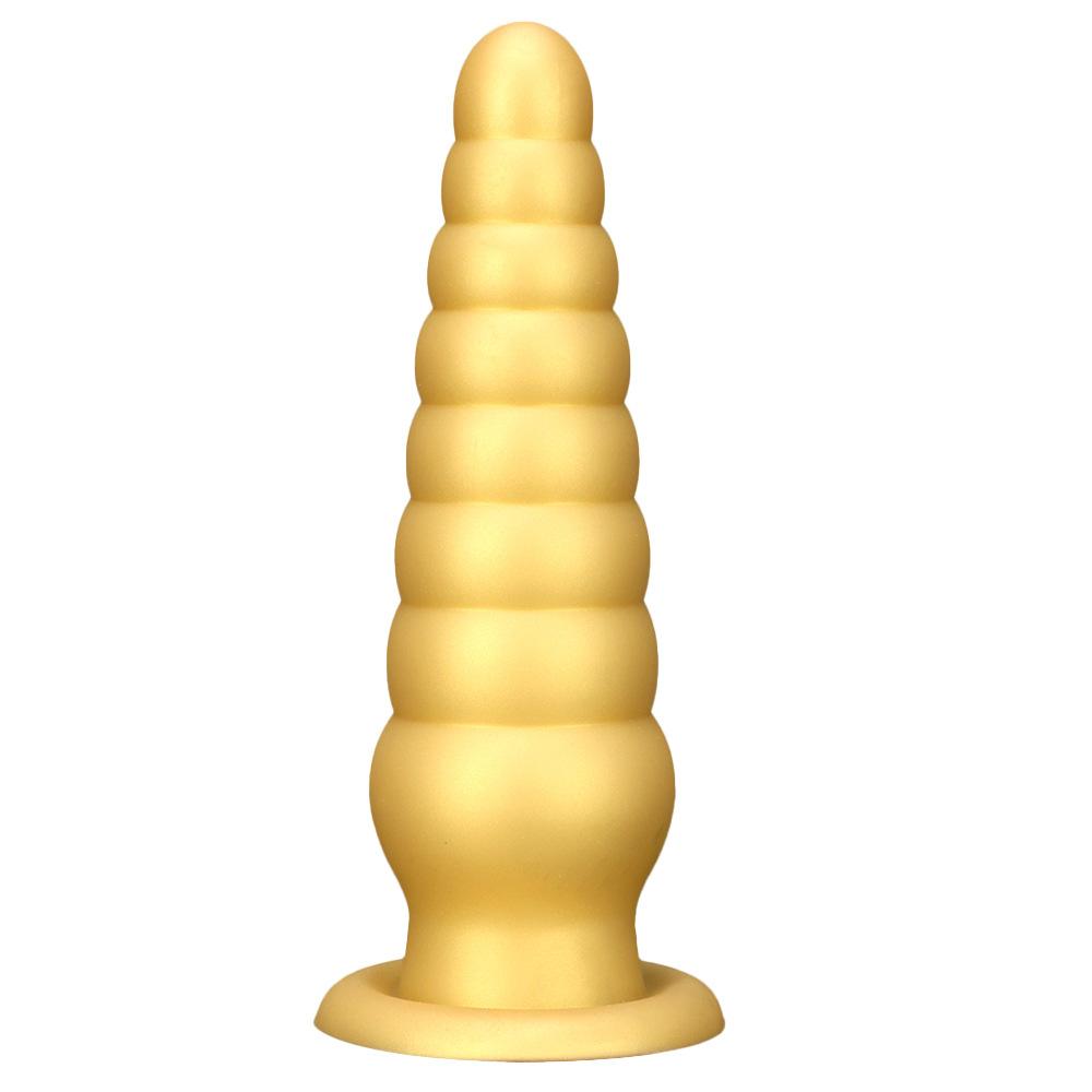 Silicone Pointed Oversized Anal Plug Suction Cup Anal Sex Product for The Back of The House Fun