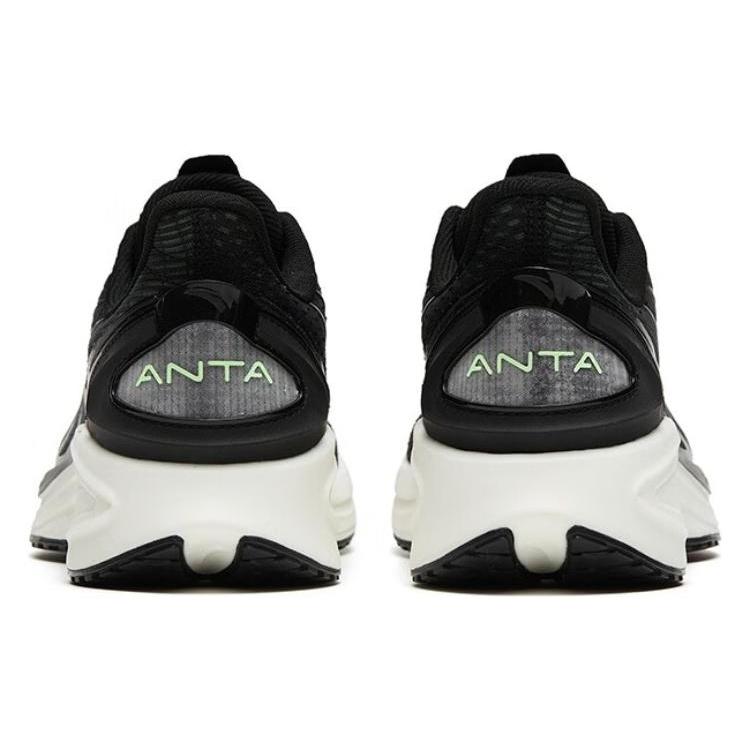 New Anta Antelope Run 3 Anti Slip Wear Resistant Low Top Running Shoes Women's Black 122325585-3