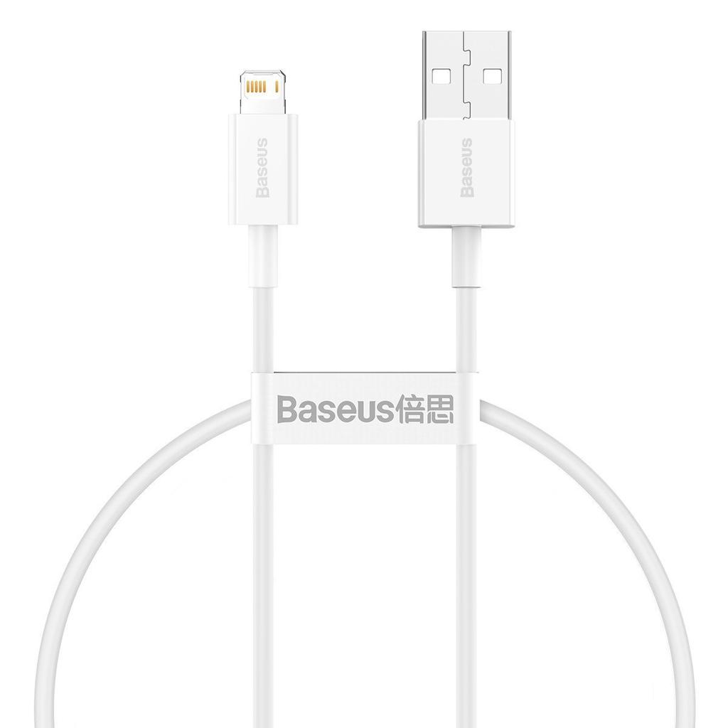 Kabel Usb Do Lightning Baseus Superior Series, 2.4A, 0.25M (Biały)