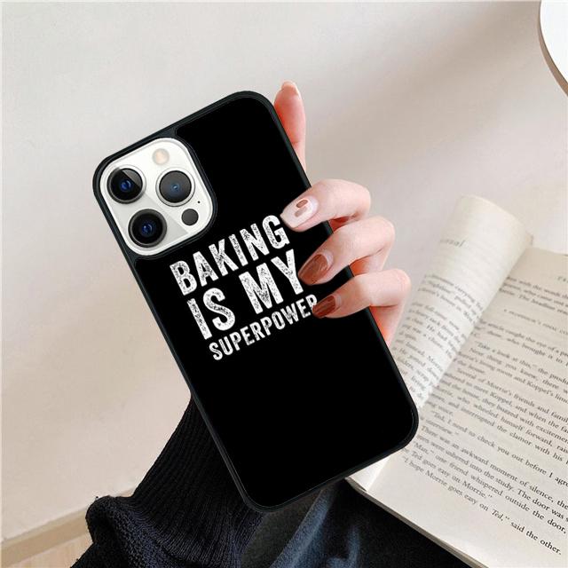 Love Baking Chef Knife Phone Case For iPhone 17 Air 15 16 Cover  14 11 13 Pro Max 12 Plus Max Cover Coque