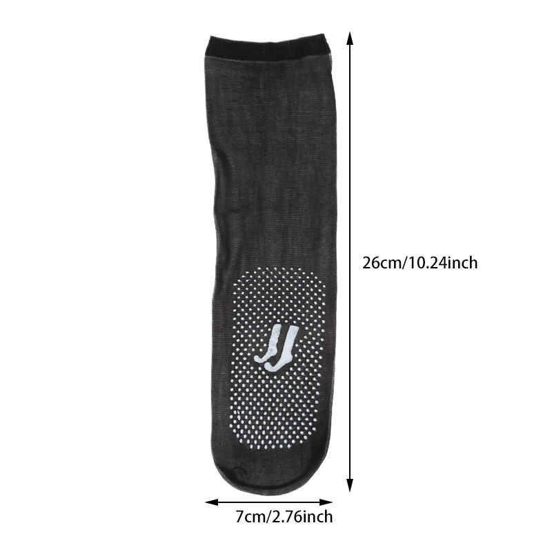 10Pairs Ultrathin Women Socks Summer Transparent Anti Slip Silk Socks Casual Elastic Invisible Socks Wear Resistant Hook Socks
