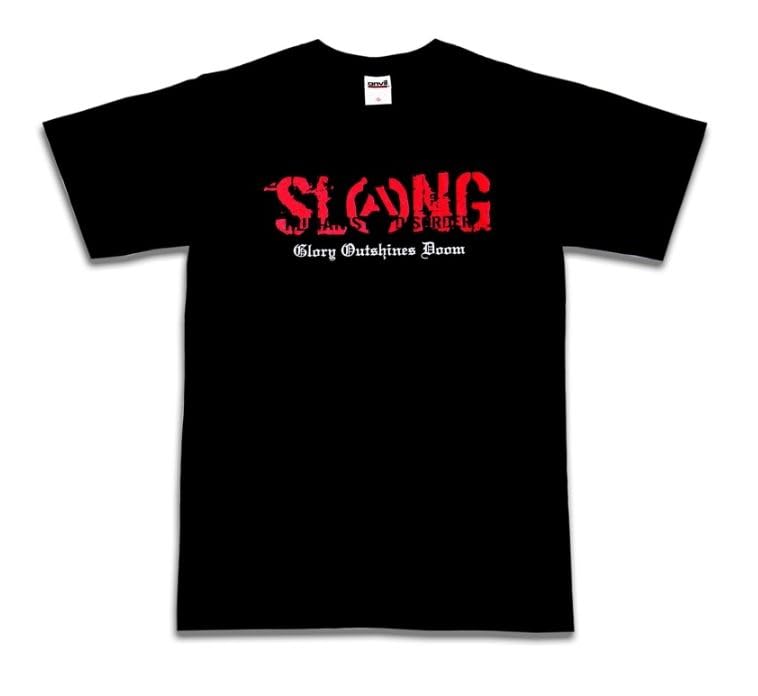 

PIZZA OF DEATH SLANG LOGO TEE, Size L, Black