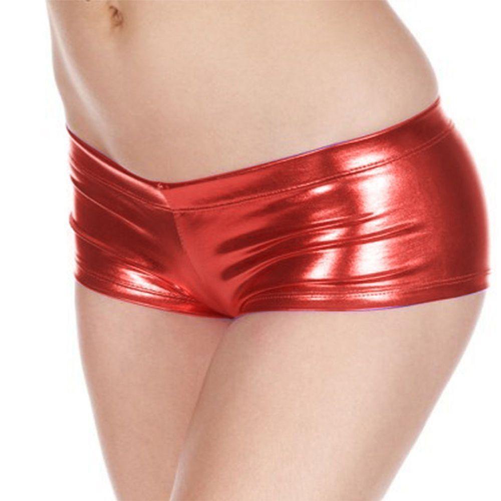 Lingerie Intimates & Sleep Fashion PVC Leather Look for Women Underwear Thongs Boxer Panties