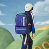 Skechers Sports Casual Large Capacity Zipper Closure Fabric Backpack Men Backpack Red Blue L121K086-000M
