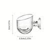2Pcs Red Worm Feeder Aquarium Plant Pot, Plastic Fish Tank Plants Holder with Aquarium Planter