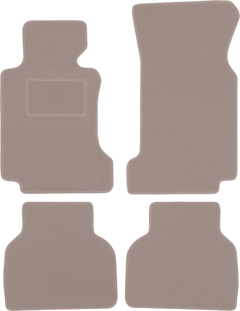 Beige Velour Floor Mats For: BMW 7 E38 Sedan (1994-2001)