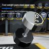 Steel Dumbbell Set with Storage Rack