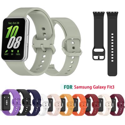 Samsung Galaxy Fit 3-Armband für Samsung Galaxy Fit 3 Sportuhr, Silikonarmband, Ersatz-Sportarmband für Samsung Galaxy Fit3-Armband, Zubehör