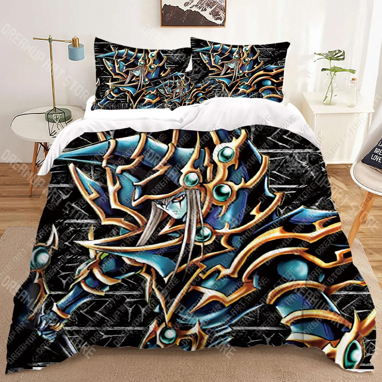 Anime Yu Gi Oh 3D Beddengoedsets print dekbedovertrek Volwassenen_ kinderen bed dekbed verjaardagscadeau dropshipping EU Single 90x200cm