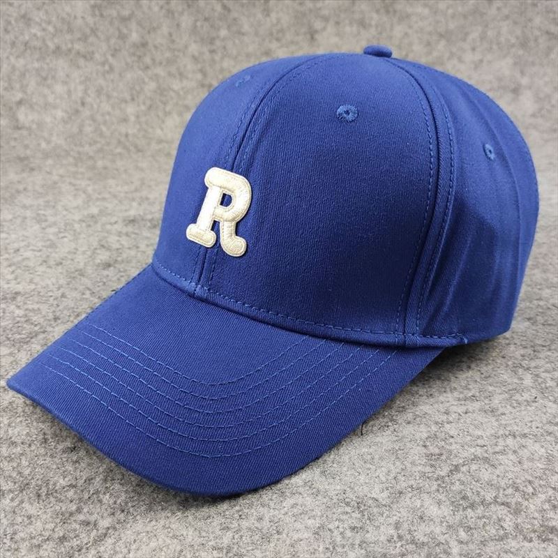 Hard Top R Letter Baseball Cap Solid Color Big Head Circumference Cap Color Women's Hat Deepened Large Size Women's Hat