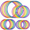 10pcs Plastic Throwing Ring Target Throwing Set Circle Carnival Game Children's Intellectual Development Education Exercise Toys