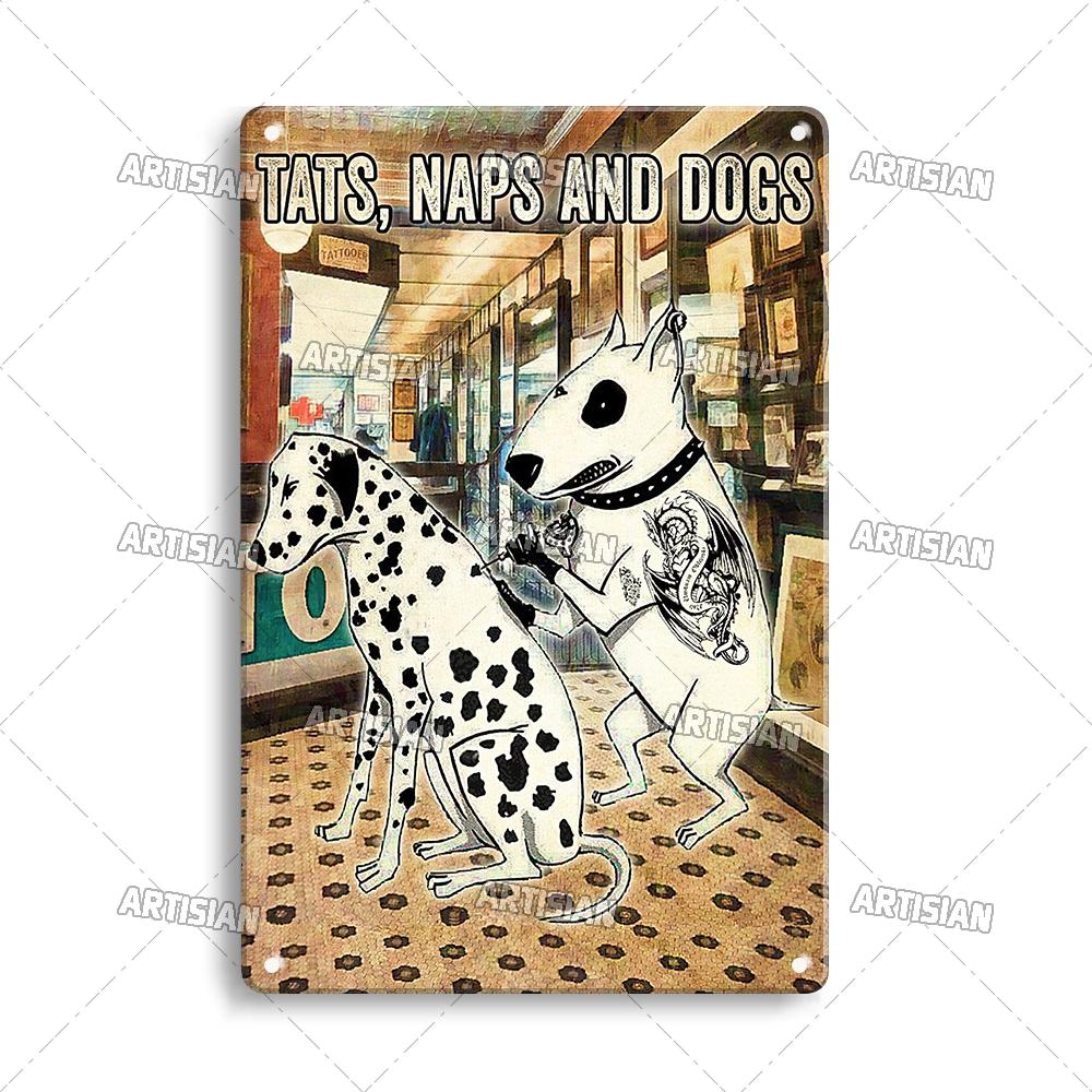 Artisian Tattoo Retro Metal Poster Job Tin Plaque Hobby Decorative Plate Wall Decor Garage Bar Pub Club Hotel Cafe Kitchen Home