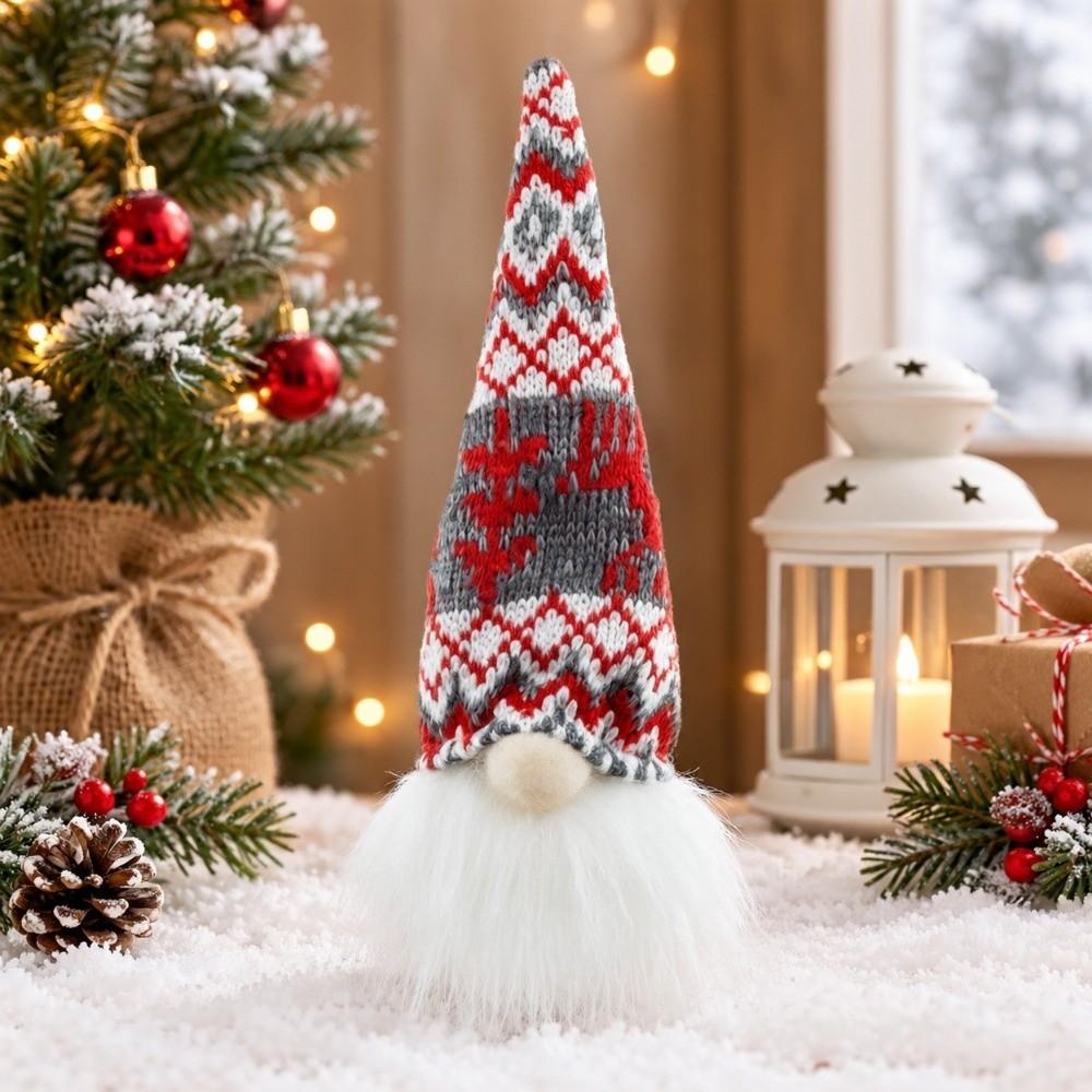 Cartoon Christmas Luminous Pendant Exquisite Christmas Gnomes Plush Doll Merry Christmas Decor