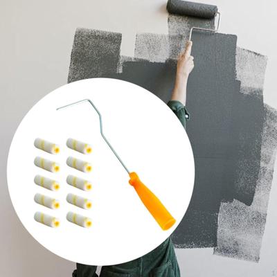 10 Pieces Mini Paint Roller Covers Painting Tools Wall Tool for DIY