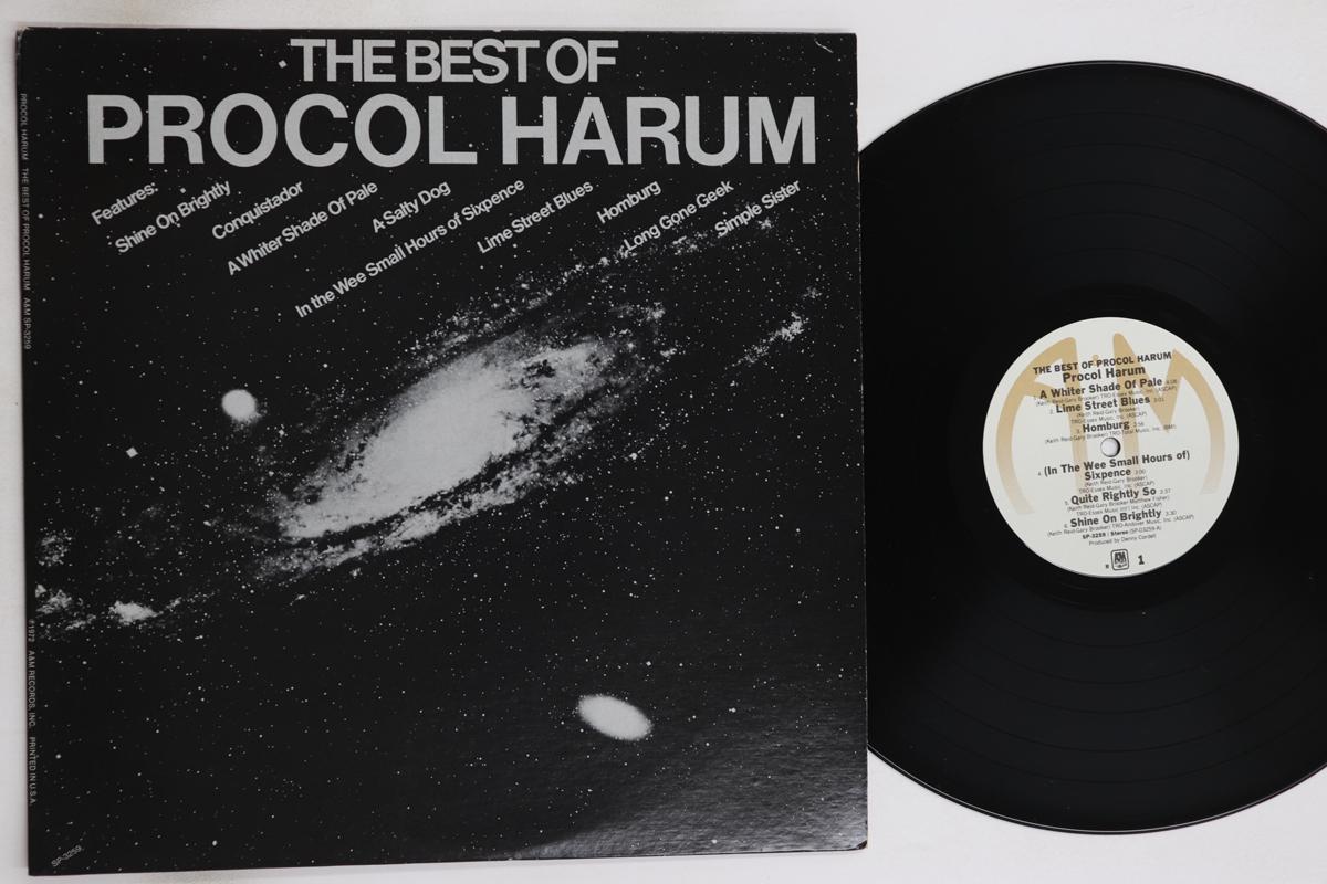 

LP Record PROCOL HARUM - Best Of Procol Harum SP3259 A&M 1982 US Rock Used