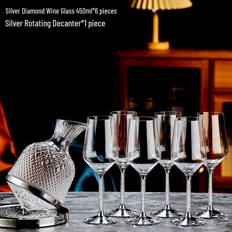 Qiuqiao Handmade Crystal White Wine Glass