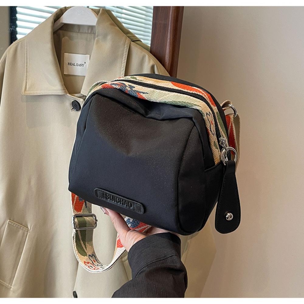 New shoulder fashion bag women's bag crossbody bag spring women's bag canvas bag versatile women's oxford cloth shell