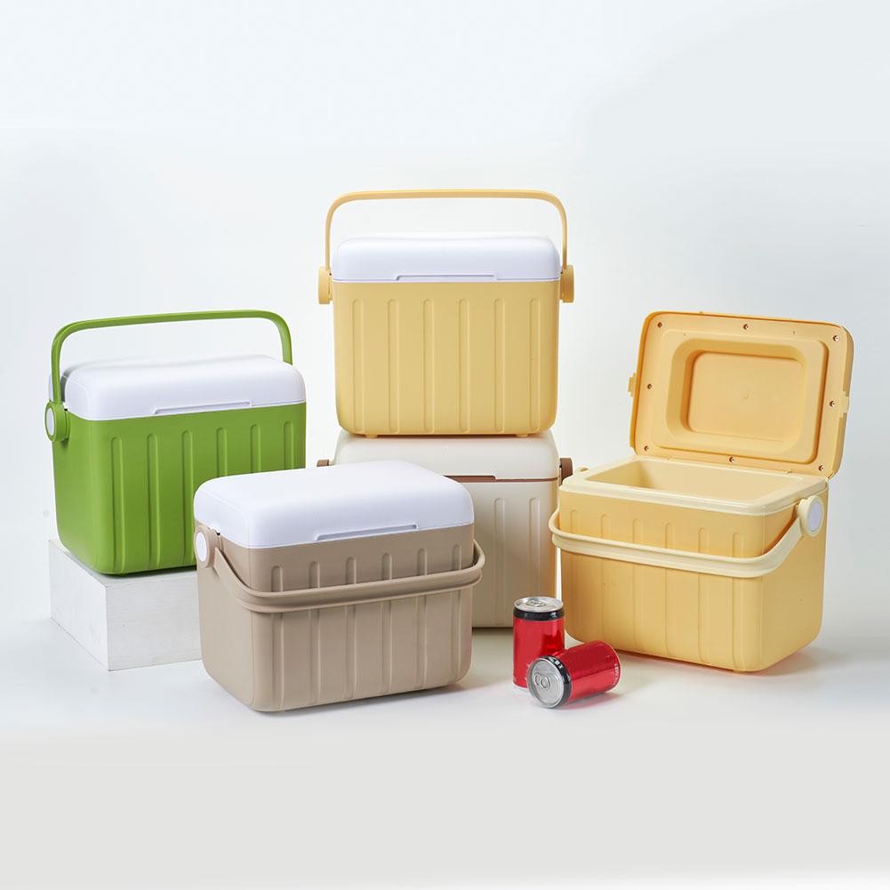 6L Portable Ice Bucket Multipurpose Outdoor Hard Cooler for Camping Picnic Beach Drink Beverage Fishing