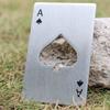 2/3Pcs Poker Card Bottle Opener Heavy Duty Stainless Steel Spade A Manual Beer Bottle Can Opening Tool Kitchen Gadget Seniors Arthritis Chef Gift