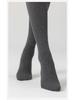 Korean-Style Fleece-Lined Cotton Leggings with Tummy Control and Long Socks for Women, Perfect for Autumn and Winter