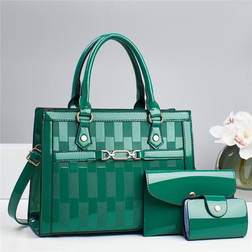 3pcs/set Bags For Women Crossbody Shoulder Bags Large Capacity Female Top-handle Bags Tote Clutch Handbag Purse with Chic Wallet