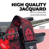 Jacquard Guitar Strap Cross Perri's TWS-7071 Black/Red