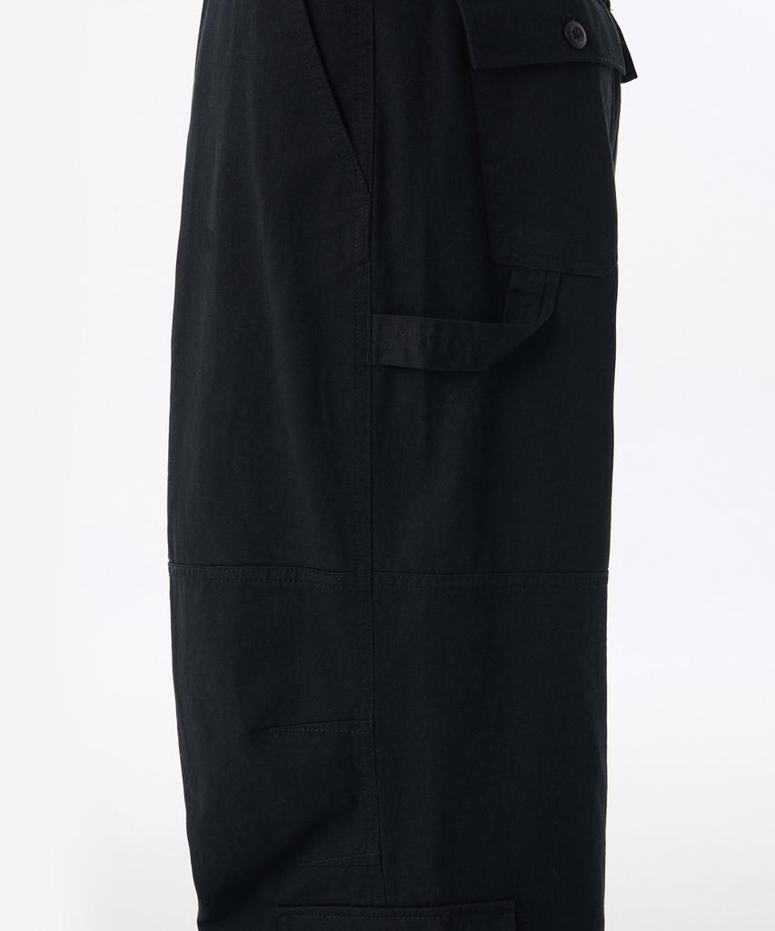 MUSINSA STANDARD Multi-Pocket Carpenter Pants [Black]