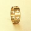 Simple and Fashionable Men's Jewelry Jewelry Hollow Titanium Steel Ring