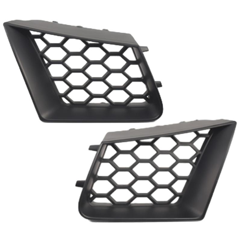 2Pcs Car Front Bumper Upper  Grille Honeycomb Mesh Grille For SEAT Ibiza /Cordoba Typ 6L 2002-2009 6L0853677A01C,  6L0853676A01C