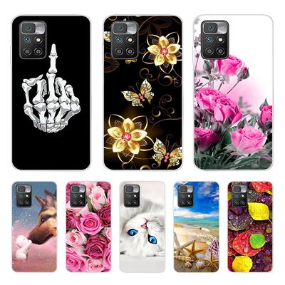 For Redmi 10 Cases Silicon Back Cover Phone Case For Xiaomi Redmi 10 2022 Soft Bag 6.5inch Global Coque TPU Bumper Etui New