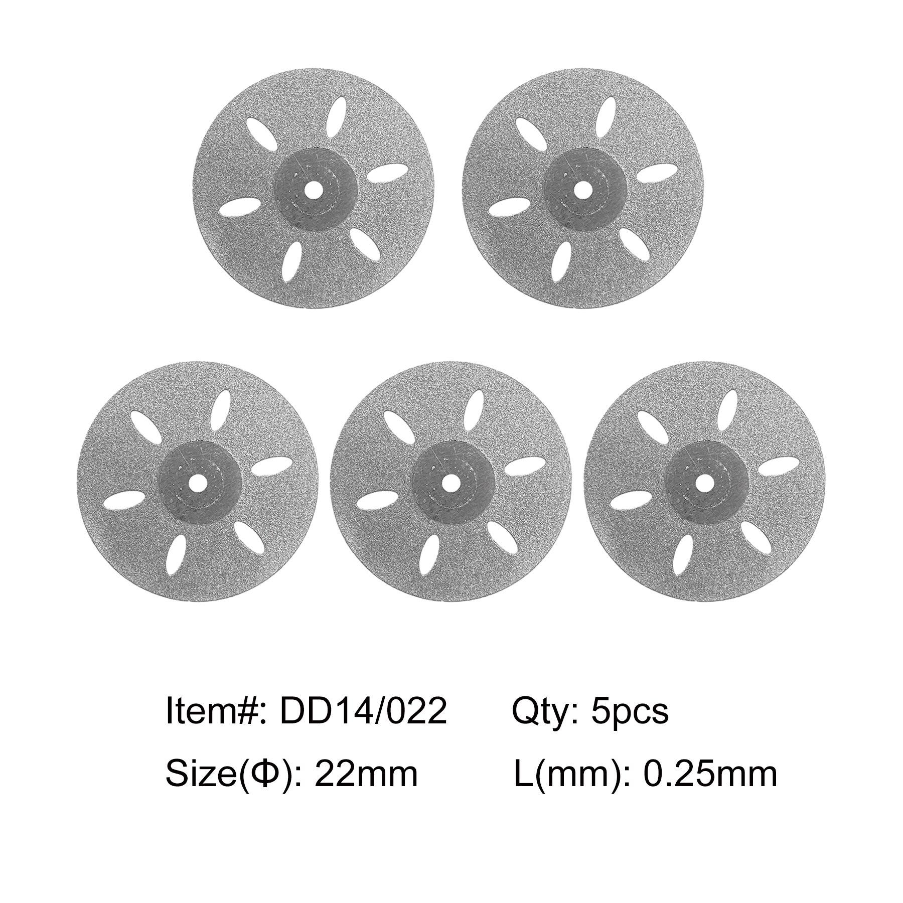 

5 шт. стоматологический алмазный диск с двухсторонней зернистой резкой DD14-022-5pcs