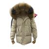 Women's Short Down Jacket with Large Fur Collar, 2024 Petite Slimming Style, Clearance Sale