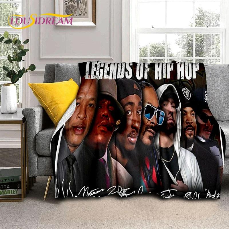 Hip Hop Rapper Art Legend Star 3D Blanket,Soft Throw Blanket for Home Bedroom Bed Sofa Picnic Travel Office Cover Blanket Kids