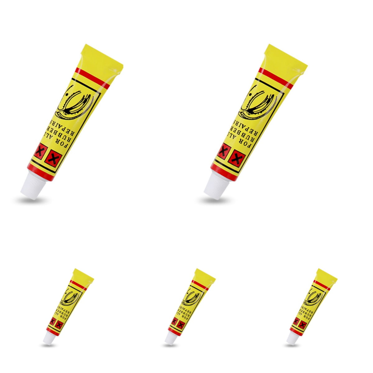 Tire Plug Glue,5PCS Rubber Cement Tire Repair,Bicycle Tire Repair Glue Kit, Tire Patch Glue, Bike Bicycle Tire Glue