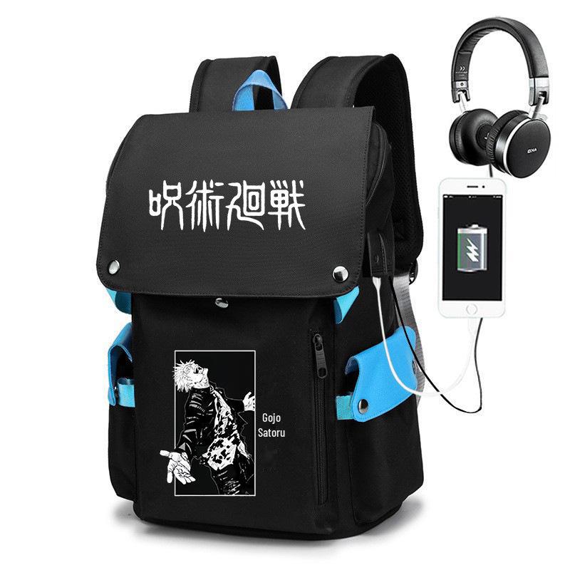 One Piece Luffy Anime Backpack: Large Capacity for Boys and Students (Elementary To High School), Korean Style