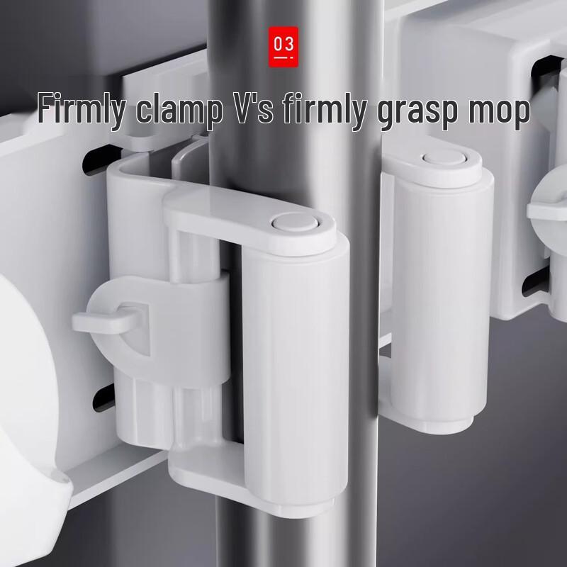 Zhifan Ścienny Organizer na Mop i Zmiotkę