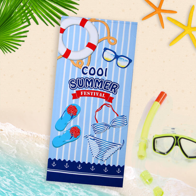 

8-piece set of ultrafine large beach towels Summer Beach_1232421