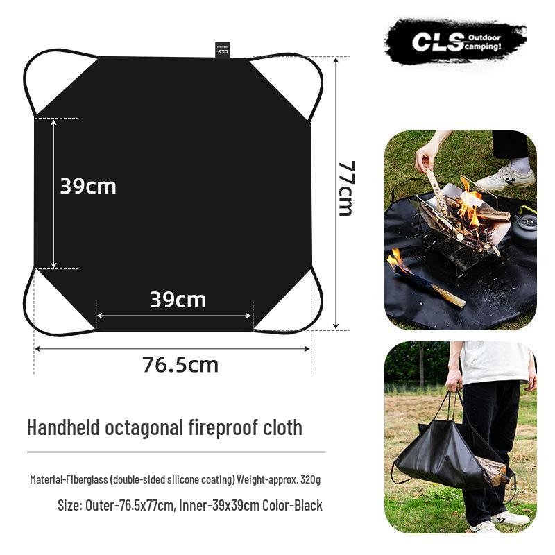 

Fireproof Silicone-Coated Handbag with LOGO – Flame Retardant, High-Temperature Resistant Blanket for Outdoor Camping