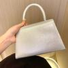 Bolso Plateado Nuevo Bolso de Diamantes Bolso de Barra para Fiesta Vestido de Noche Bolso de Cumpleaños Boda Banquete Bolso de Banquete